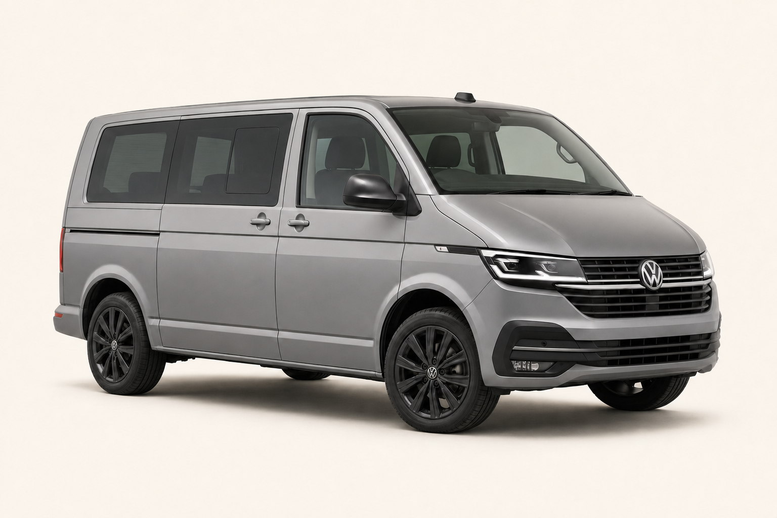 Pure Grey Volkswagen Transporter Kombi